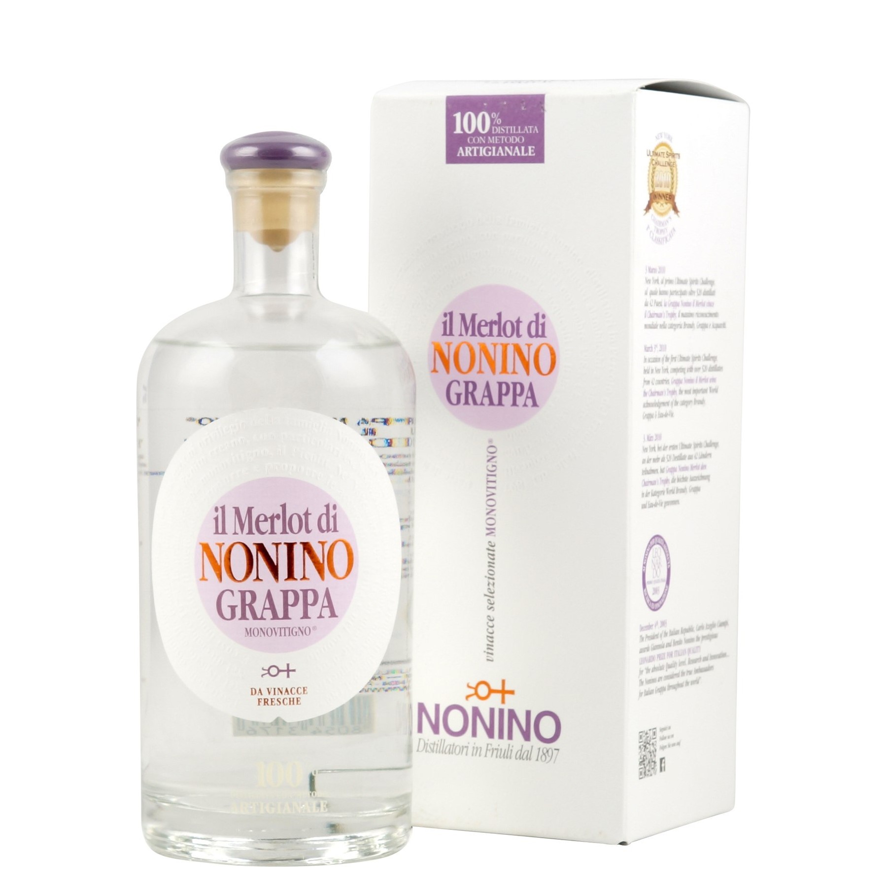 Grappa Nonino di Merlot
