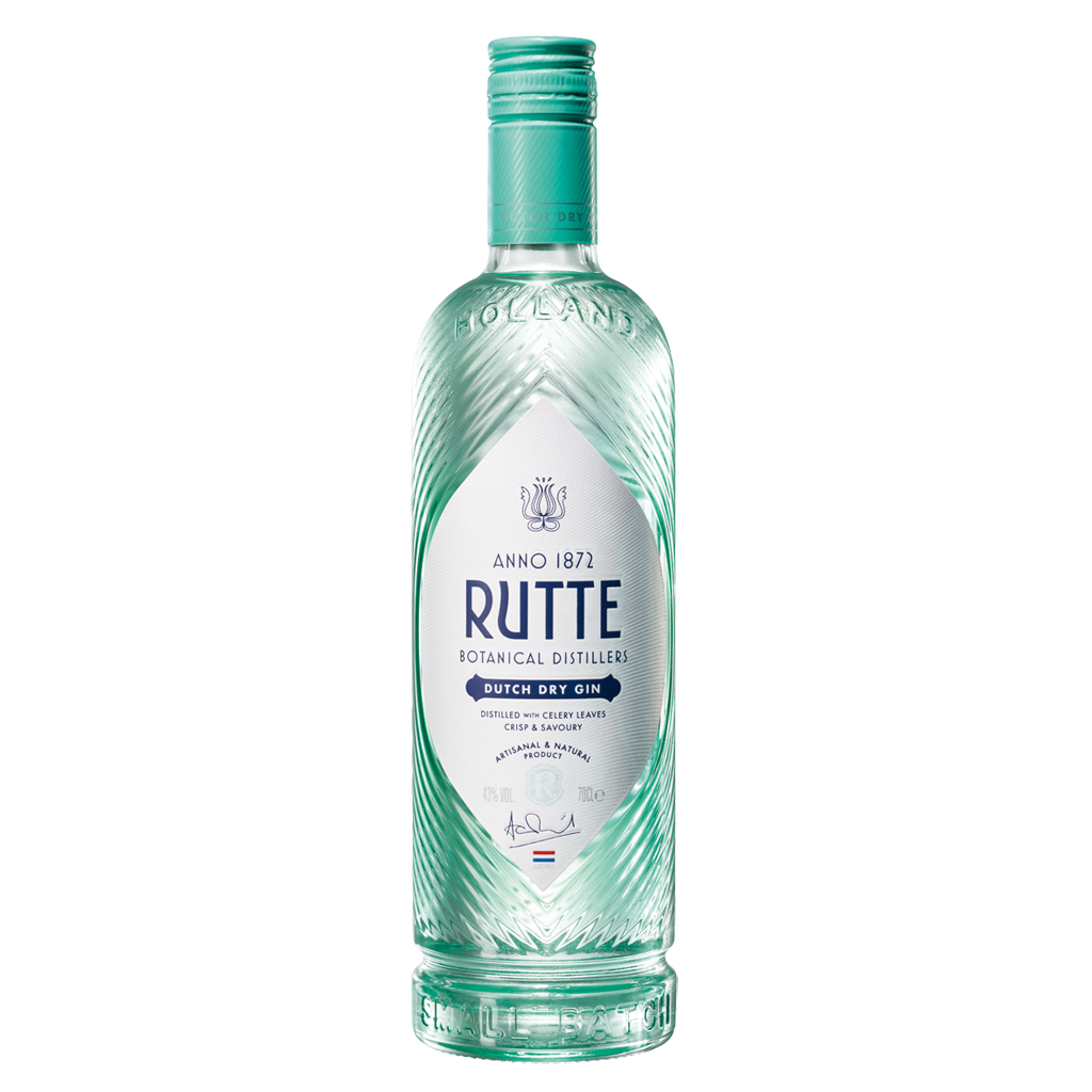 Gin Rutte Dutch Dry Gin (Turquoise)