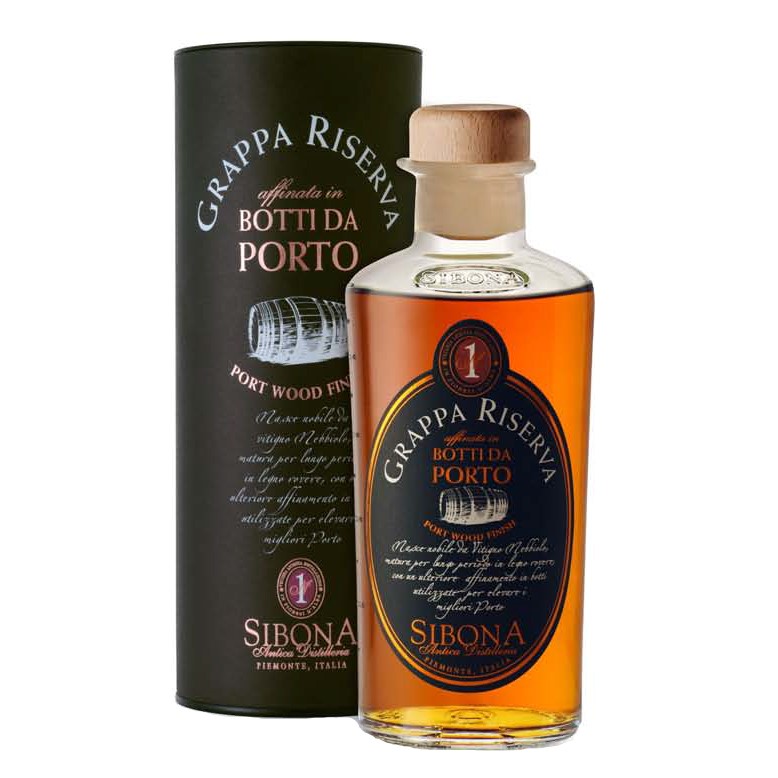 Grappa Sibona Nebbiolo Portwood Finish