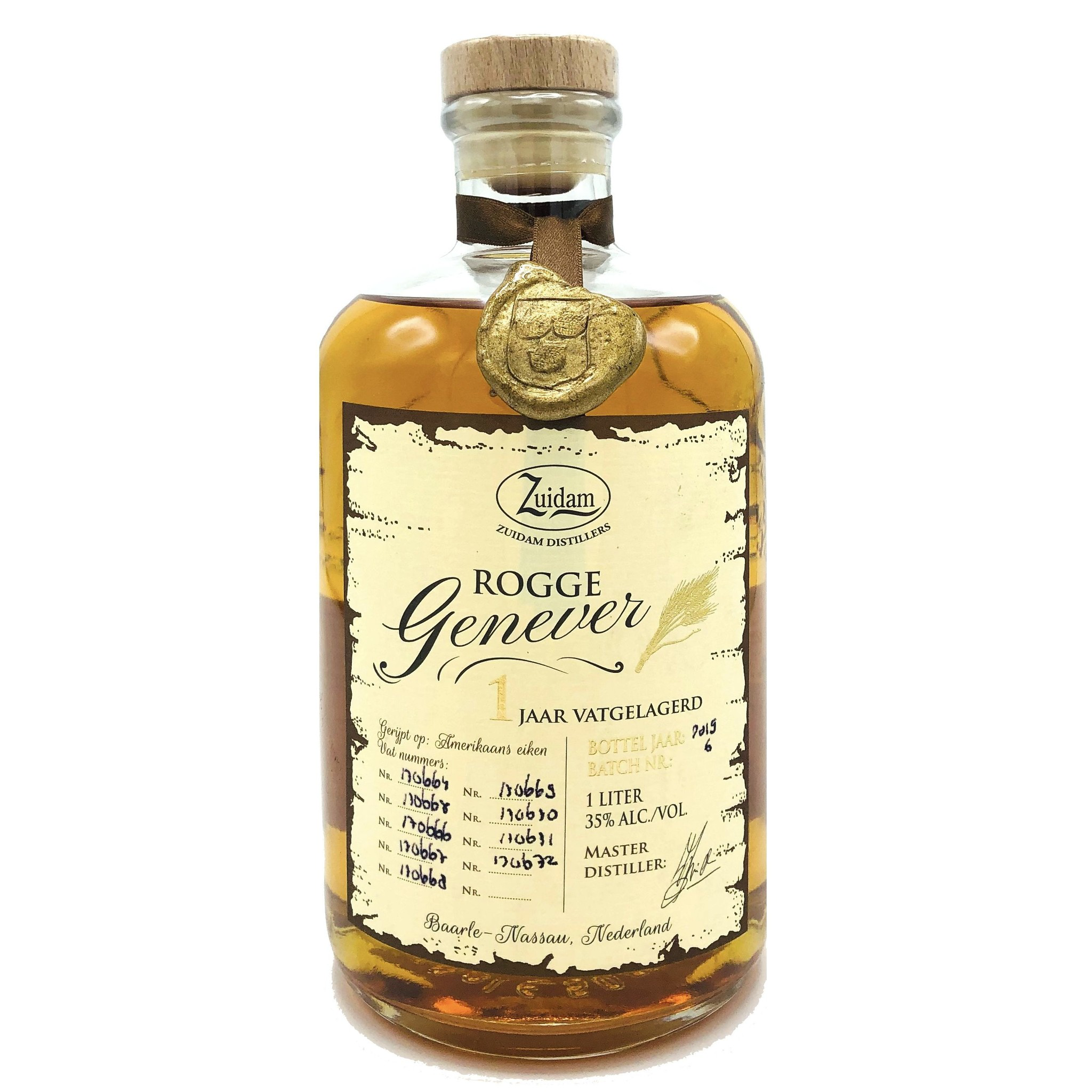 Jenever Zuidam Rogge 1L 1Y