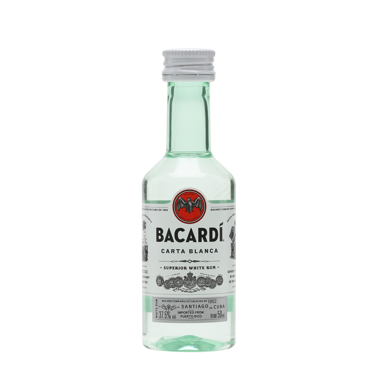 Rum Bacardi Carta Blanca 10 x 5cl