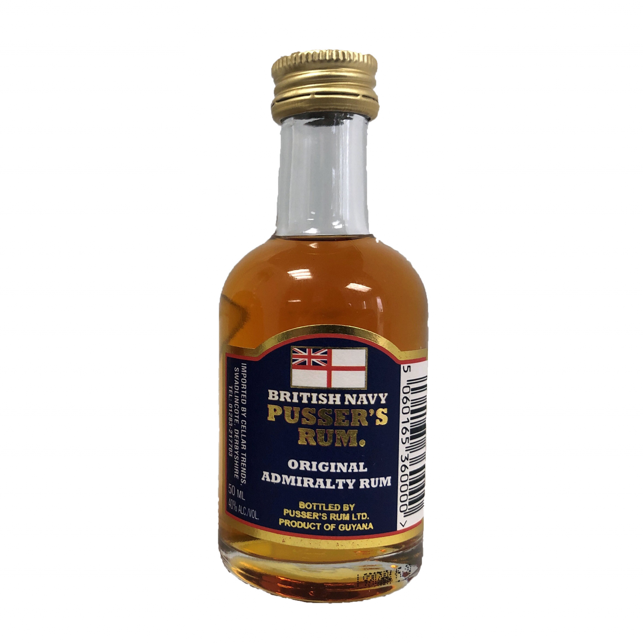 Rum Pusser's Navy Blue Label 5cl