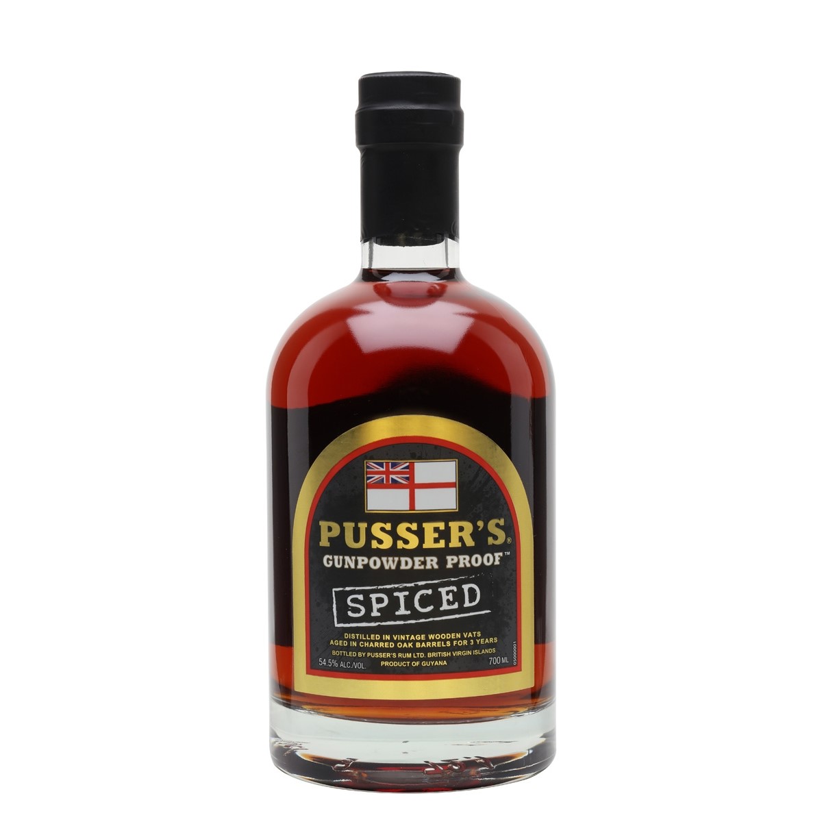 Rum Pusser's Gunpowder Spiced Rum 54,5%