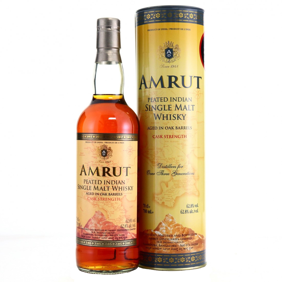 Whisky Amrut Single Malt Peated Cask Strength