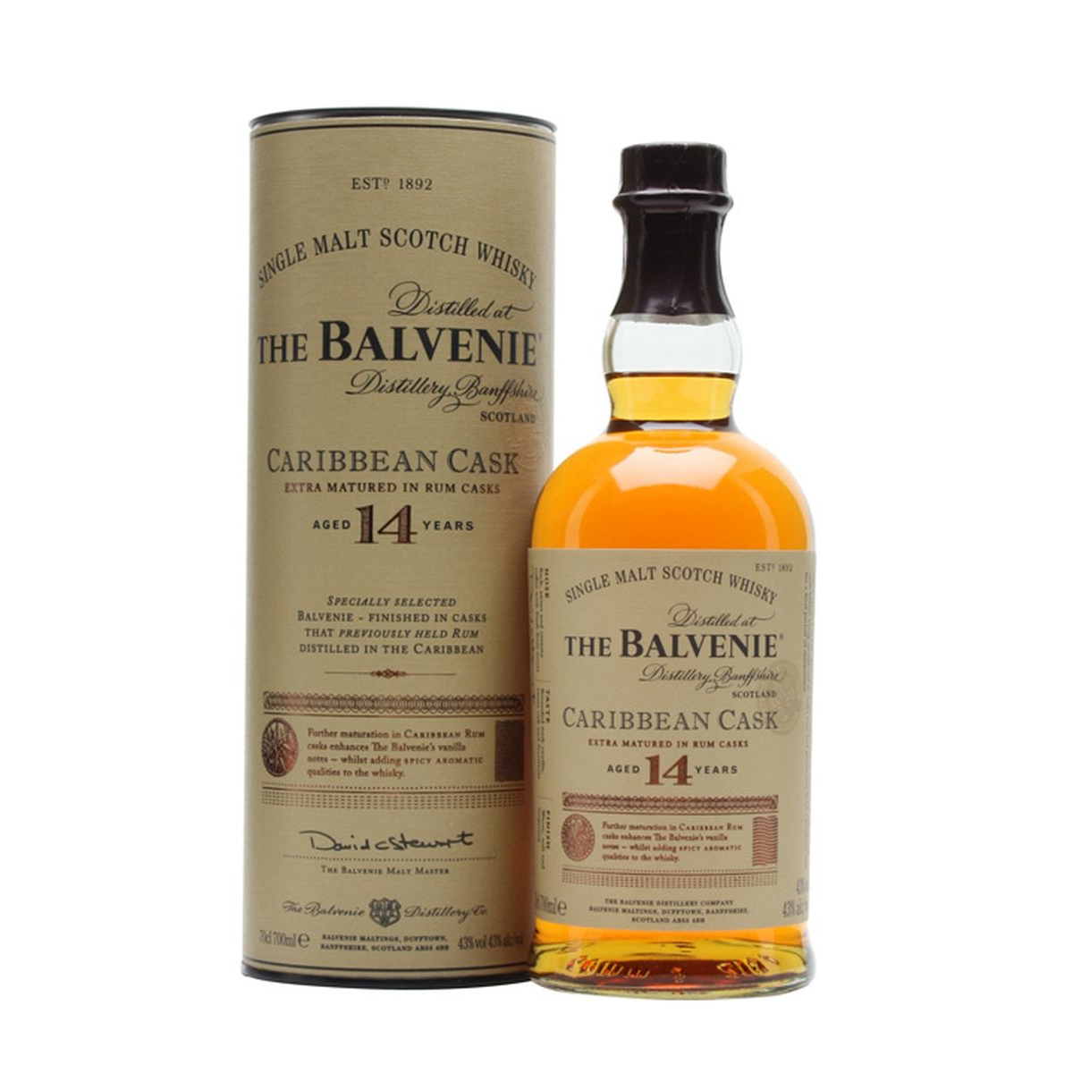 Whisky The Balvenie 14Y Carribean Cask