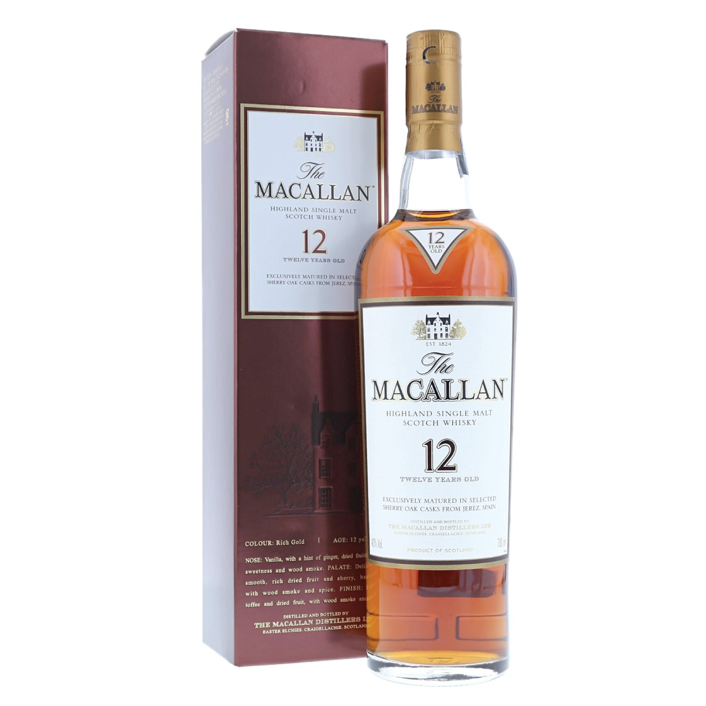Whisky Macallan 12Y Sherry Oak