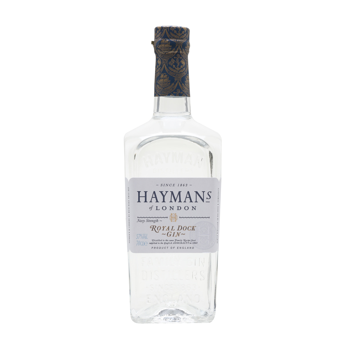 Gin Hayman's Royal Dock Navy Strength 57%