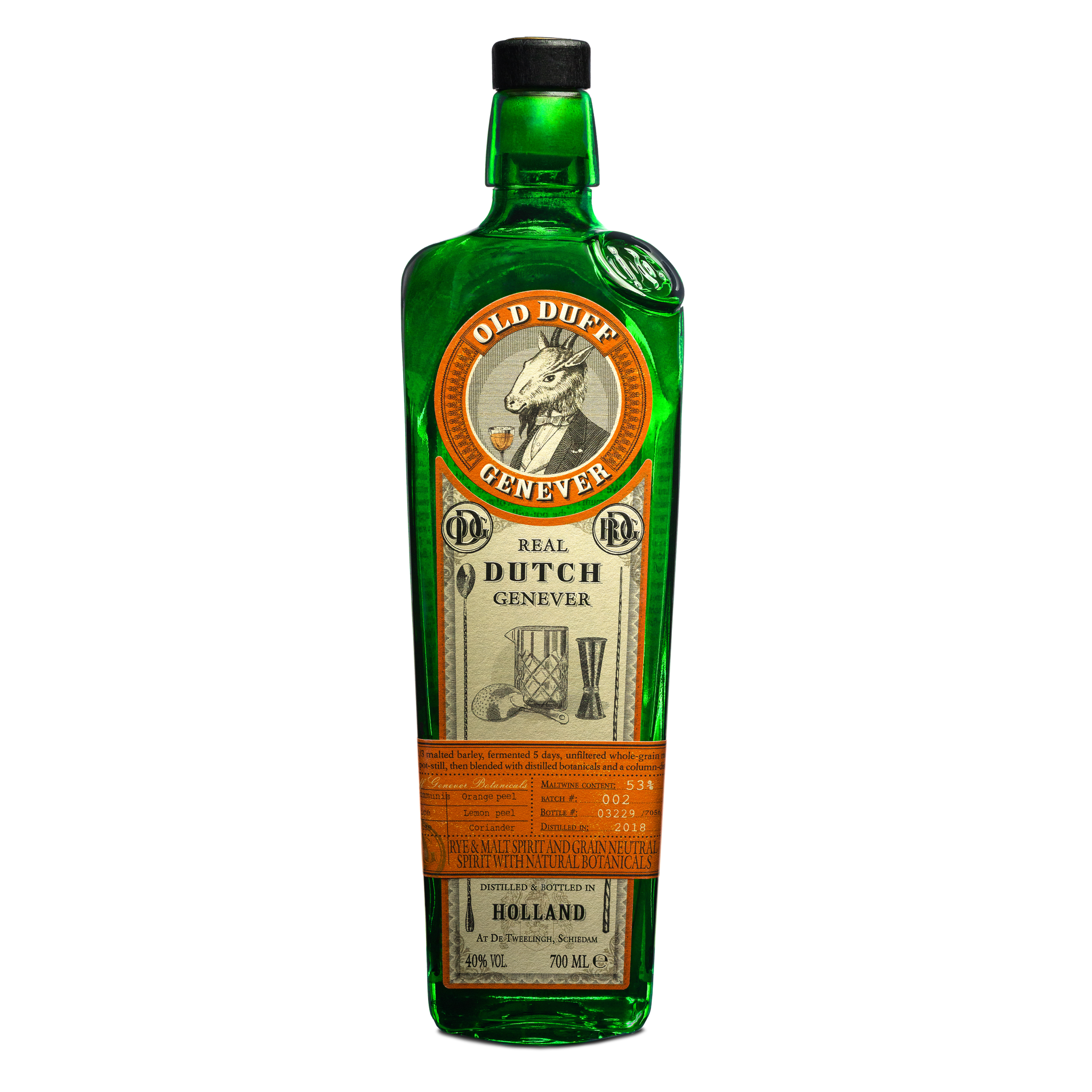 Jenever Old Duff Genever Orange Label