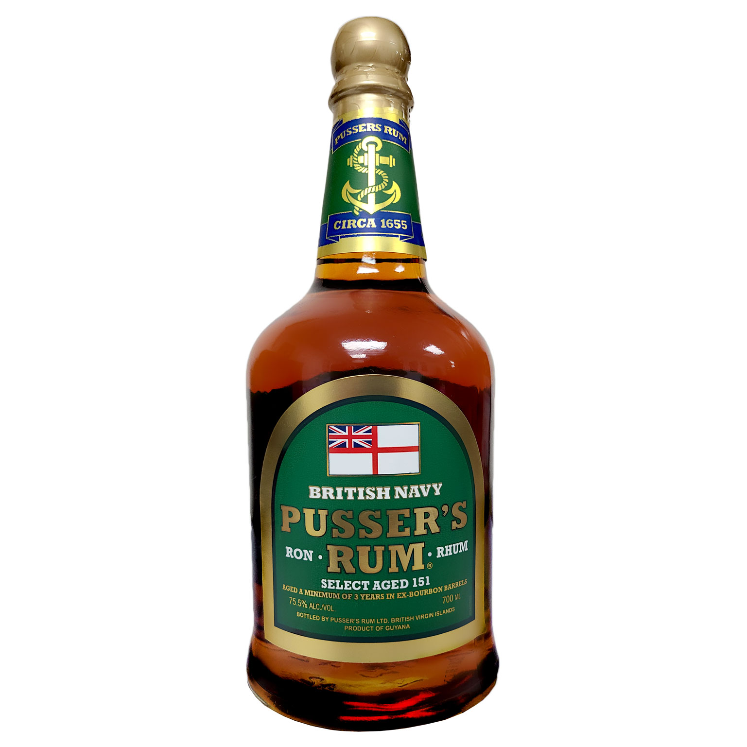 Rum Pusser's Select Aged 151 Overproof