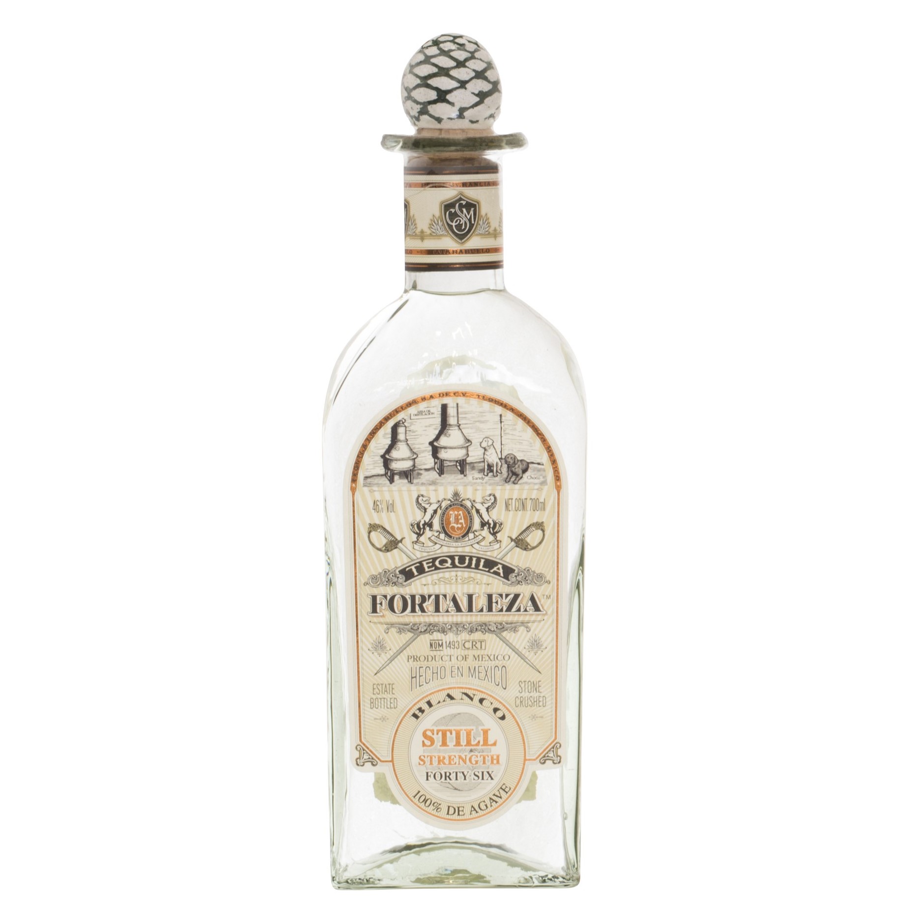 Tequila Fortaleza 46 Blanco Still Strength