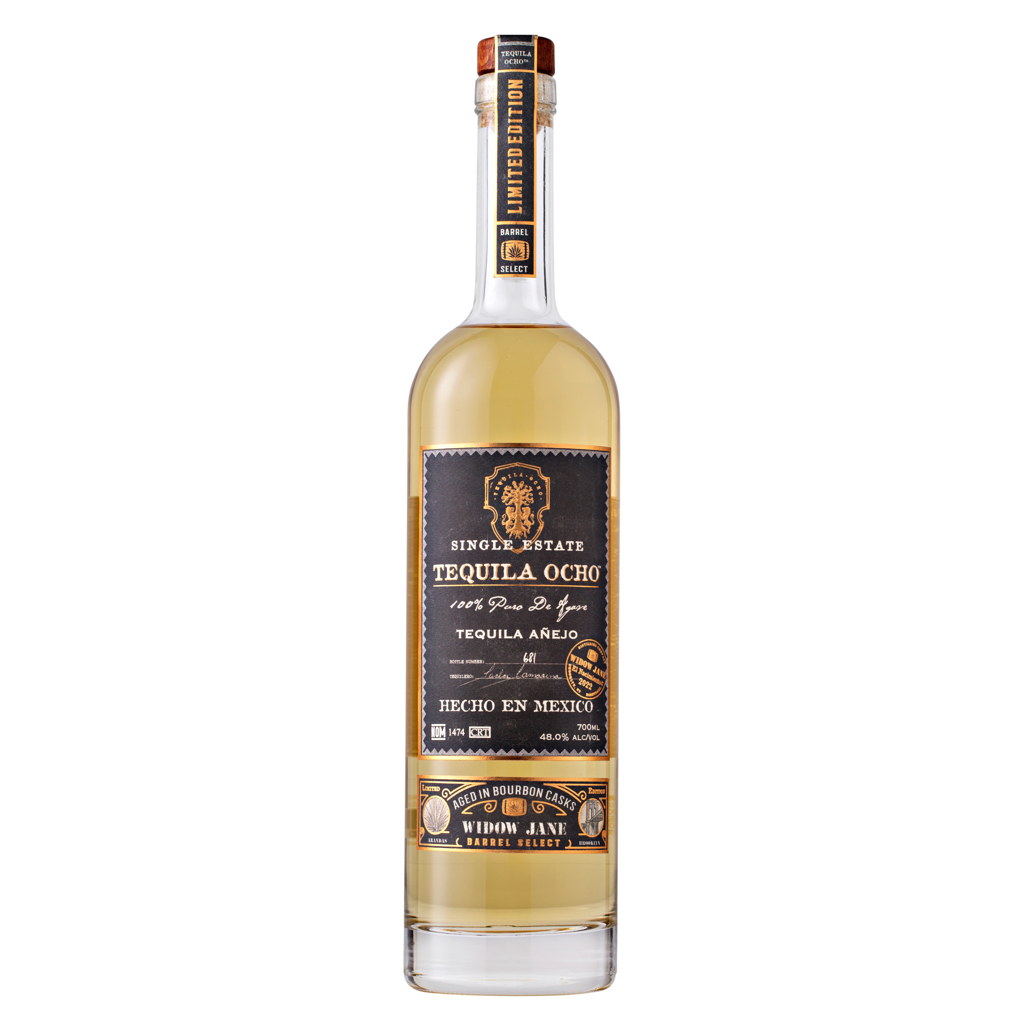 Tequila Ocho Anejo Widow Jane Cask Finish