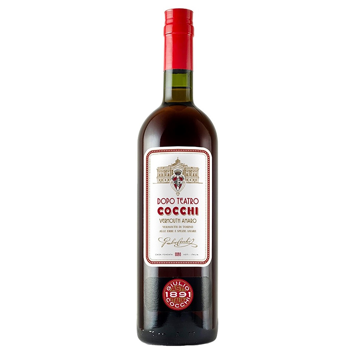 Vermouth Cocchi Amaro Dopo Teatro