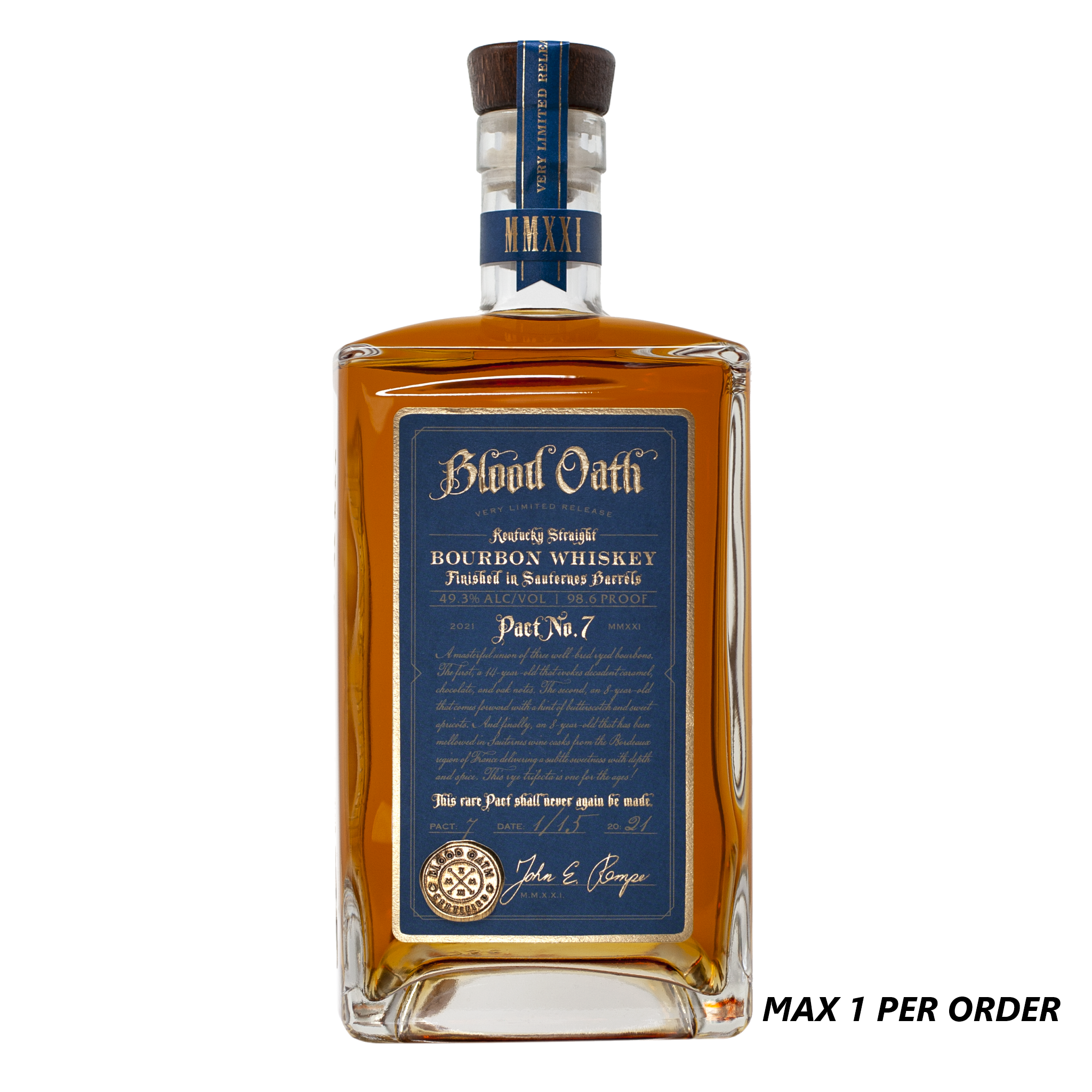 Whiskey Blood Oath Pact 7 (2021)