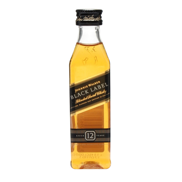 Whisky Johnnie Walker Black 12 x 5cl