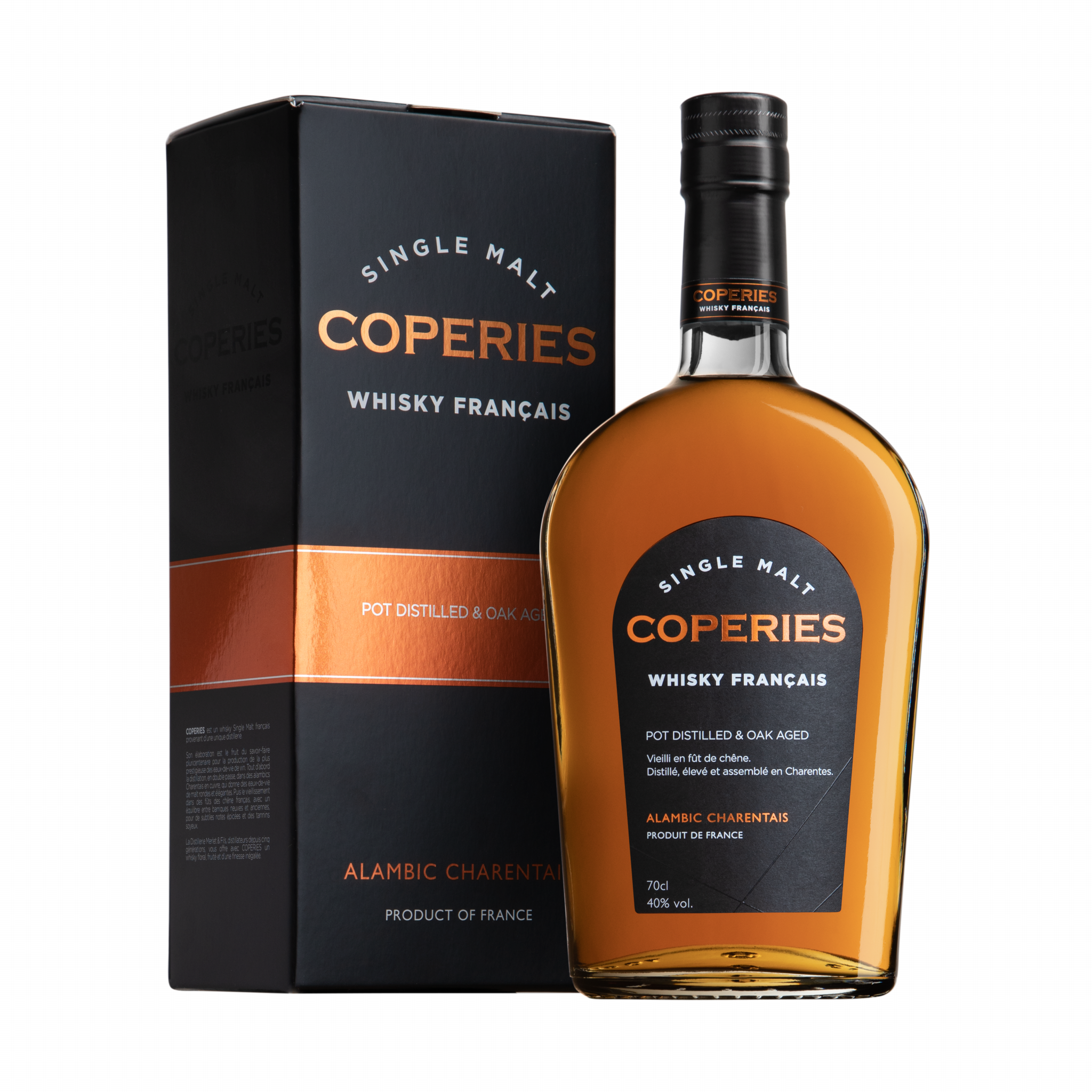 Whisky Coperies French Single Malt Original