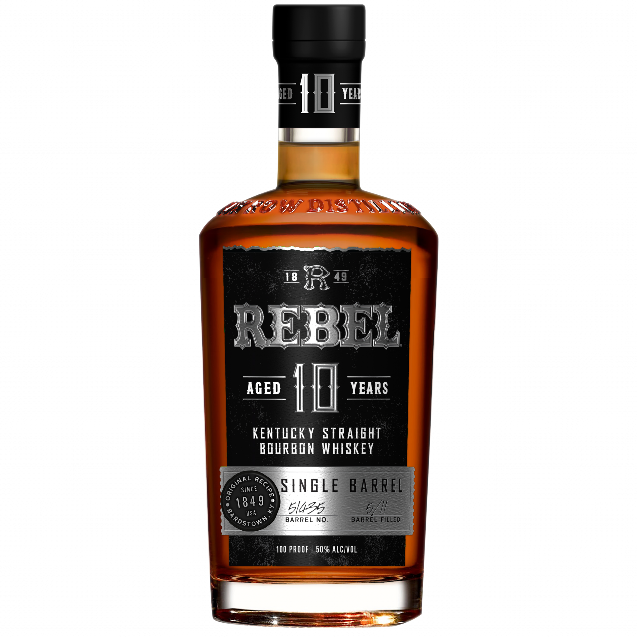 Whiskey Rebel 10Y Single Barrel Bourbon