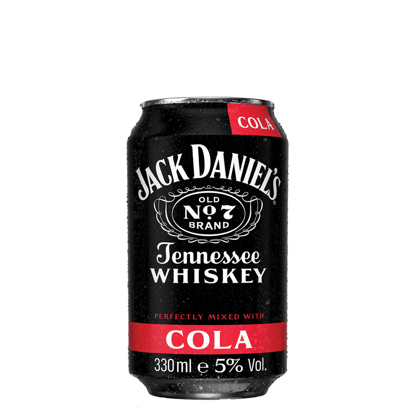 Jack Daniels & Cola 12 x 330ml