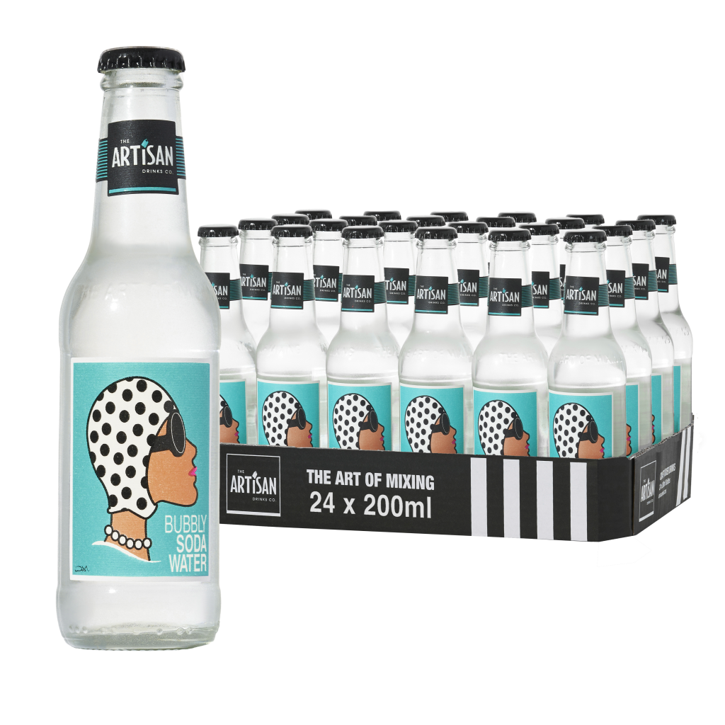 Artisan Drinks Bubbly Soda Water 24x200ml