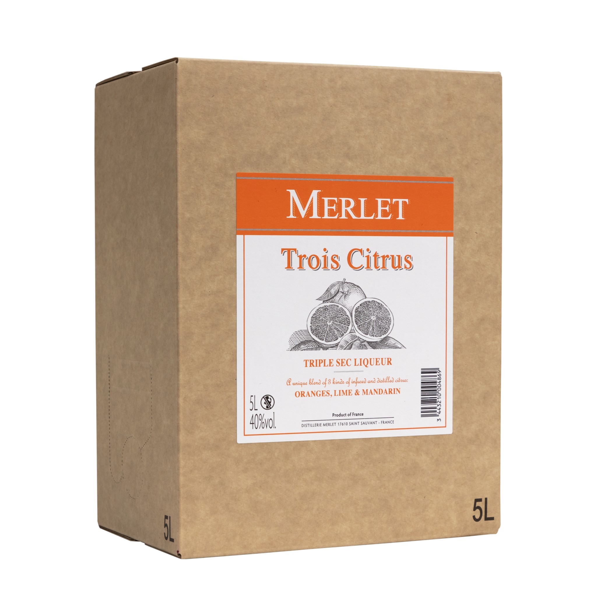 Likeur Merlet Trois Citrus BiB 5L