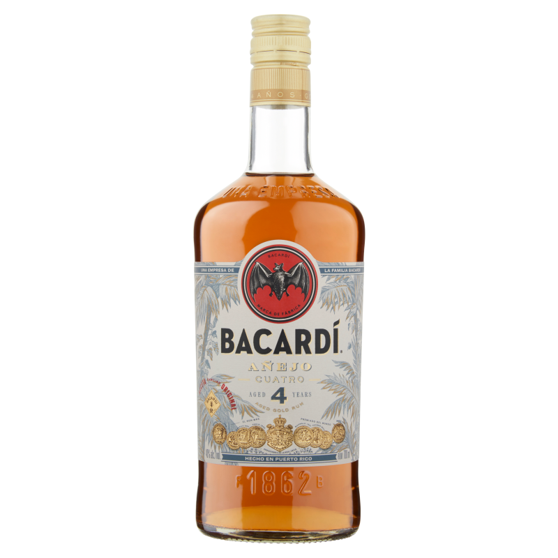 Rum Bacardi Anejo Cuatro