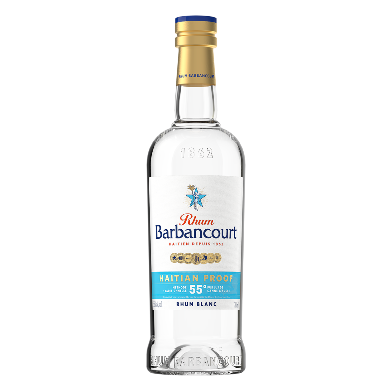 Rhum Barbancourt Blanc Haitian Proof 55%