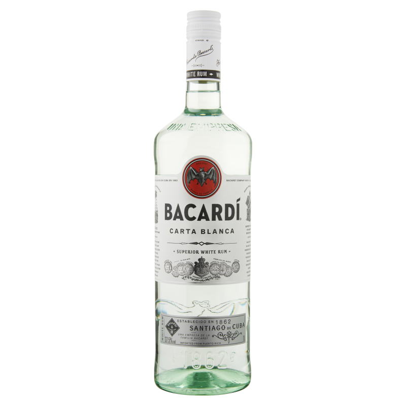 Rum Bacardi Carta Blanca 1L