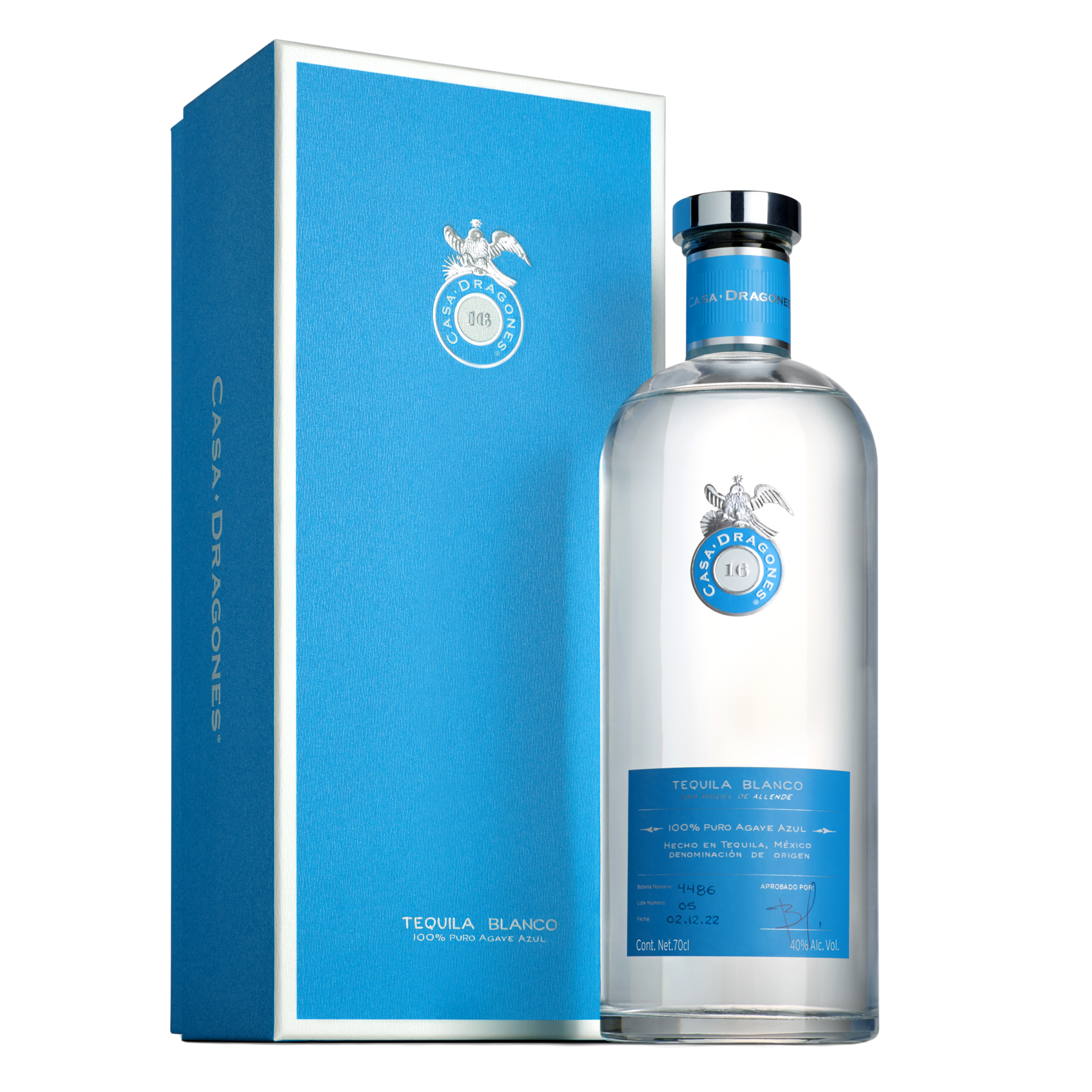 Tequila Casa Dragones Blanco 70cl