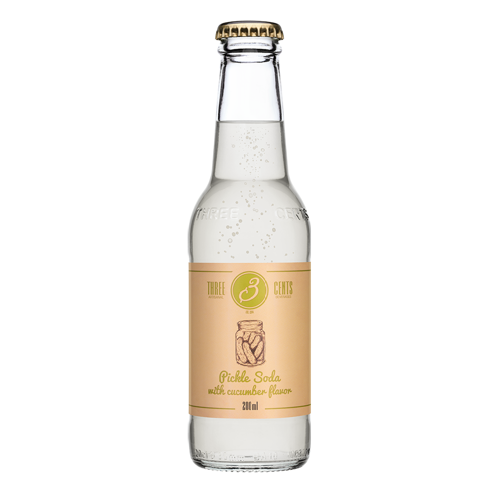 Three Cents Pickle Soda 24 x 20cl