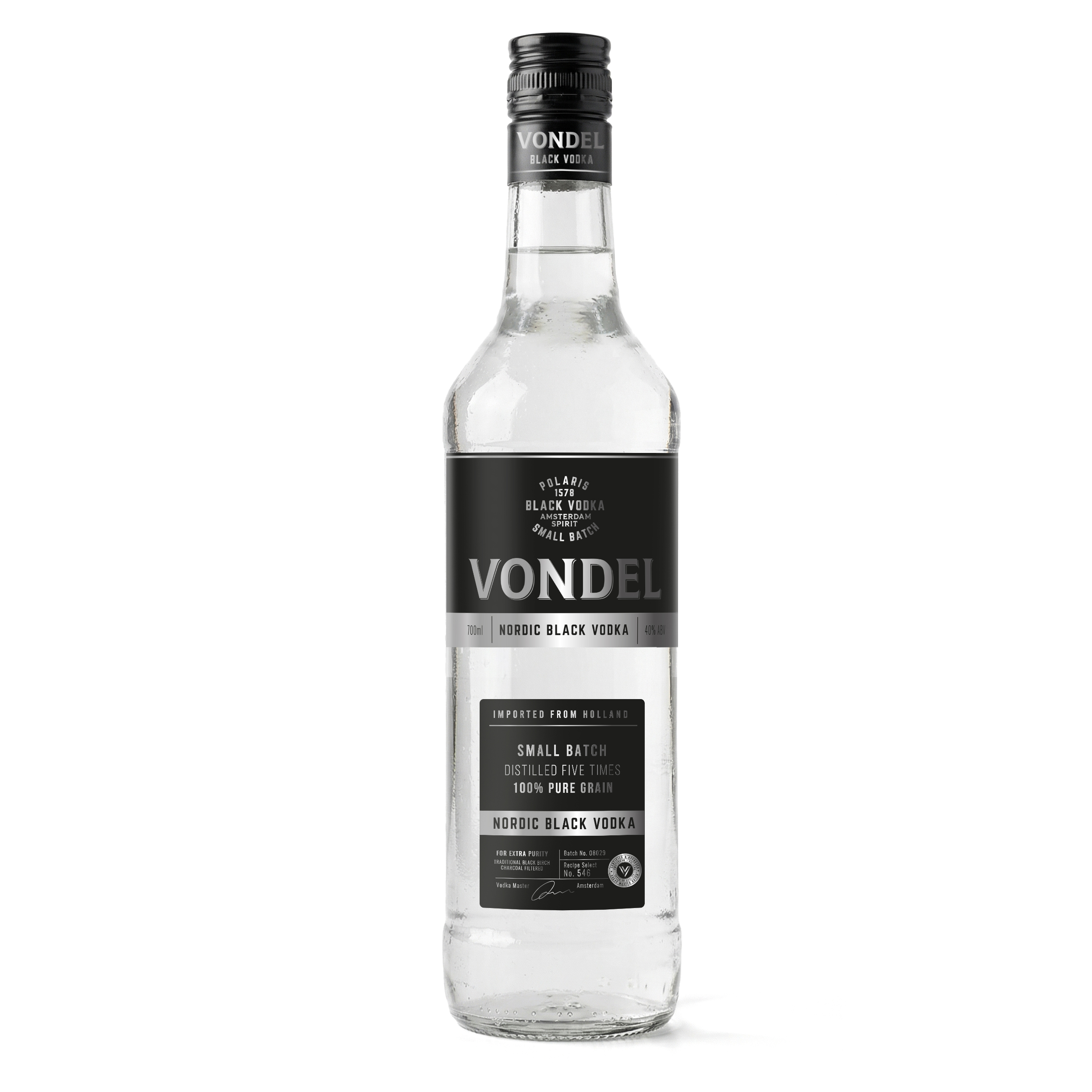 Vodka Vondel Riga Black 1,00  L