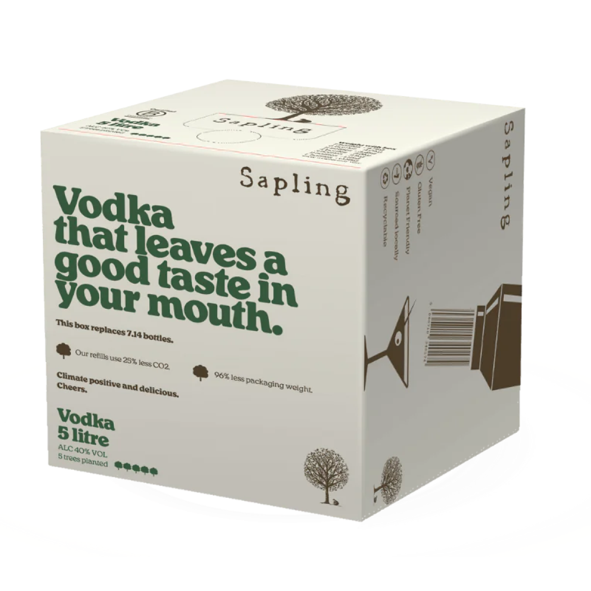 Vodka Sapling BIB 5L
